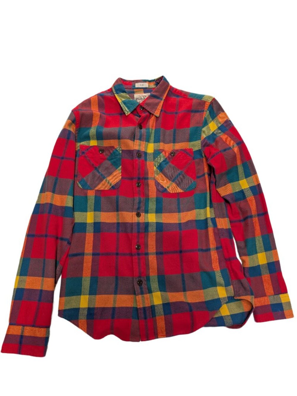 J. Crew Slim midweight brushed flannel workshirt